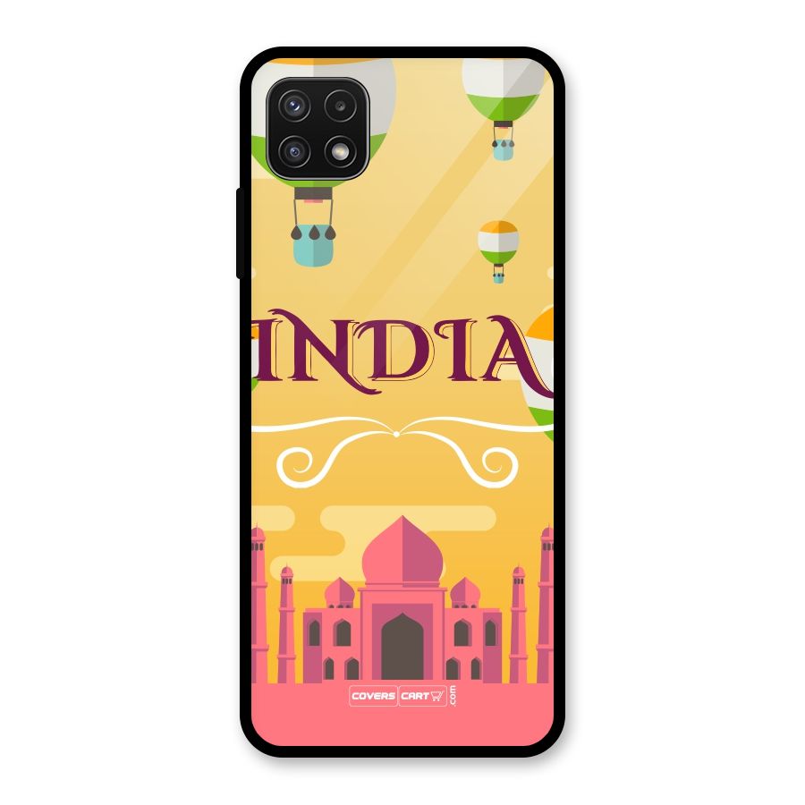 Proud To Be Indian Glass Back Case for Galaxy A22 5G