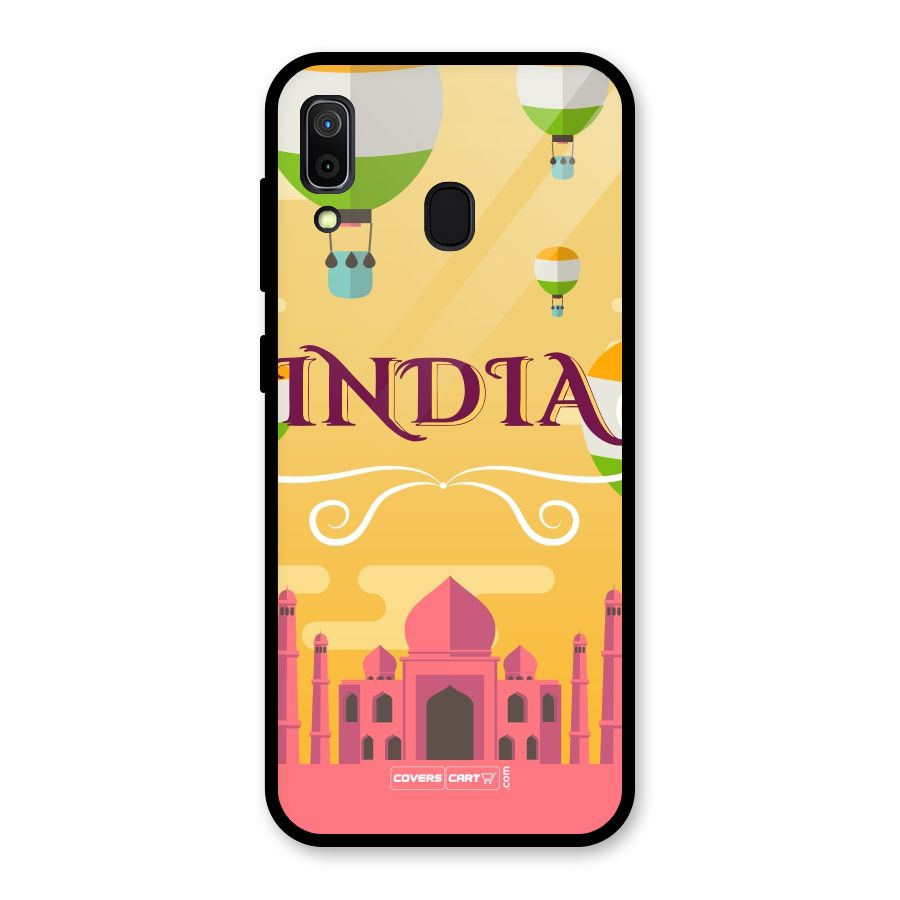 Proud To Be Indian Glass Back Case for Galaxy A30
