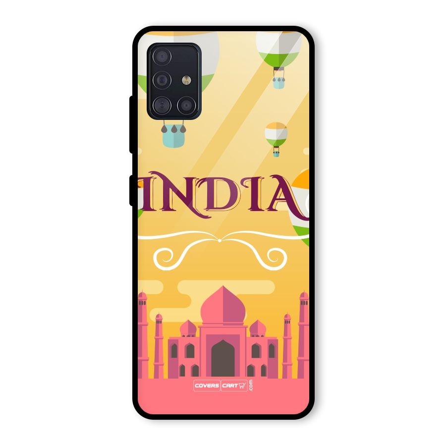 Proud To Be Indian Glass Back Case for Galaxy A51