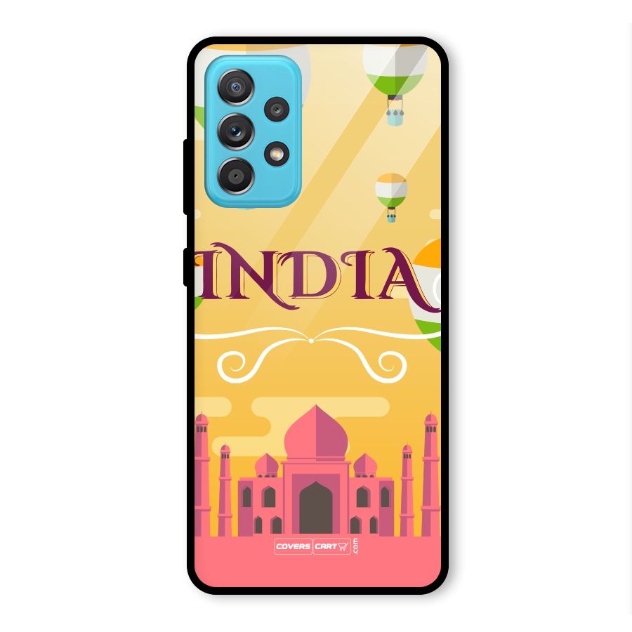 Proud To Be Indian Glass Back Case for Galaxy A52