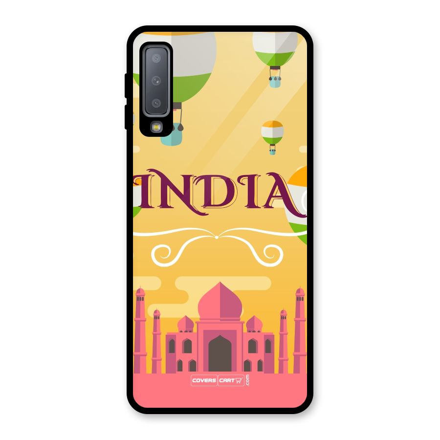 Proud To Be Indian Glass Back Case for Galaxy A7 (2018)