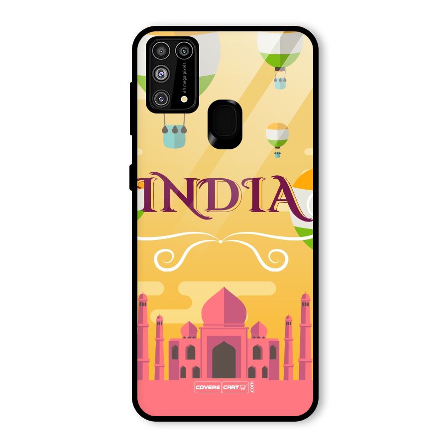 Proud To Be Indian Glass Back Case for Galaxy F41