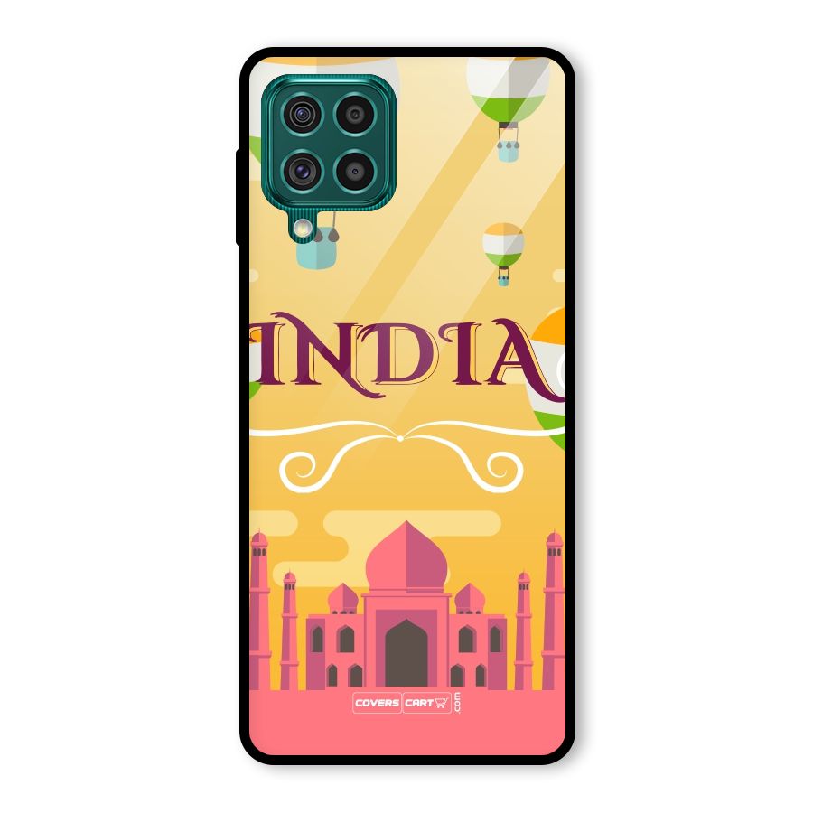 Proud To Be Indian Glass Back Case for Galaxy F62