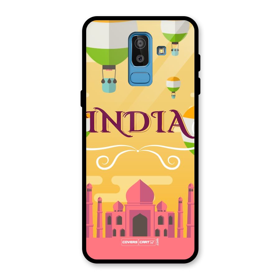 Proud To Be Indian Glass Back Case for Galaxy J8
