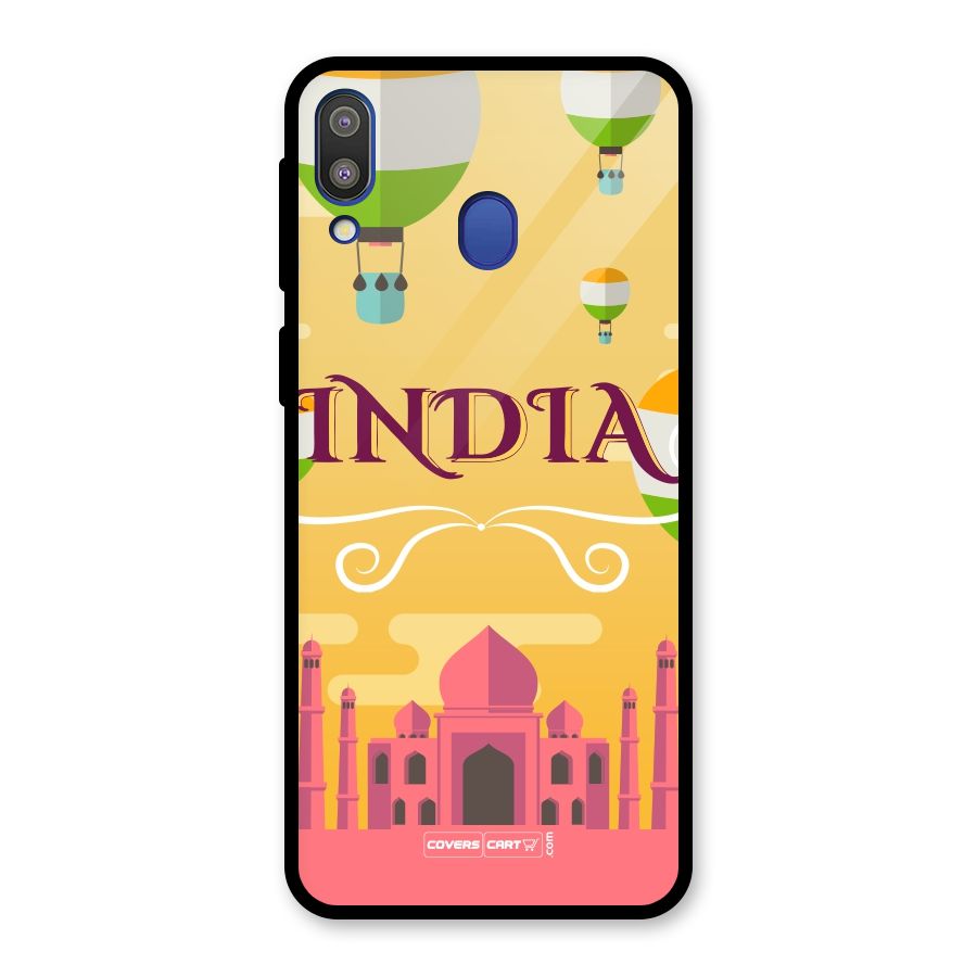 Proud To Be Indian Glass Back Case for Galaxy M20