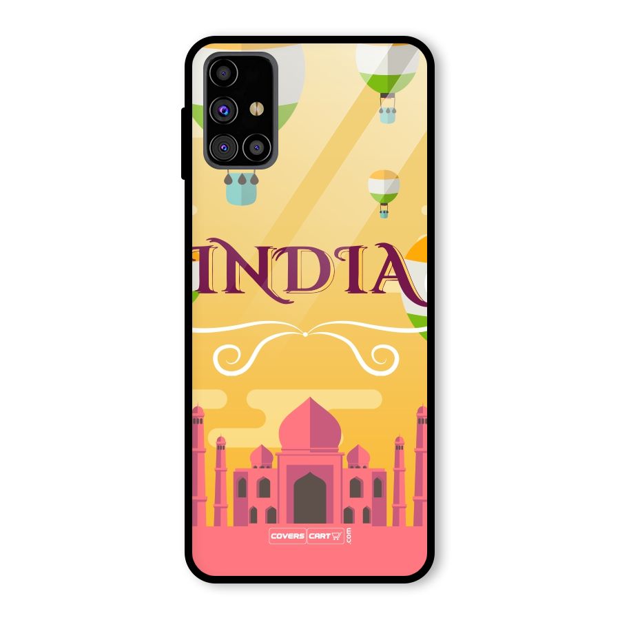 Proud To Be Indian Glass Back Case for Galaxy M31s