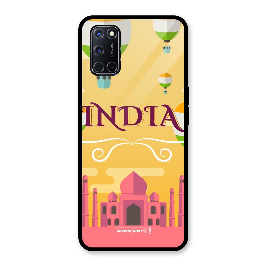 Proud To Be Indian Glass Back Case for Oppo A52