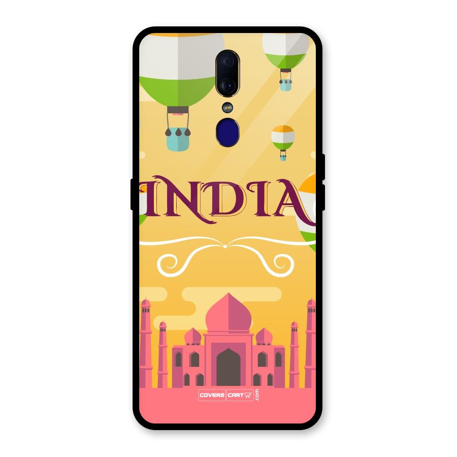 Proud To Be Indian Glass Back Case for Oppo F11