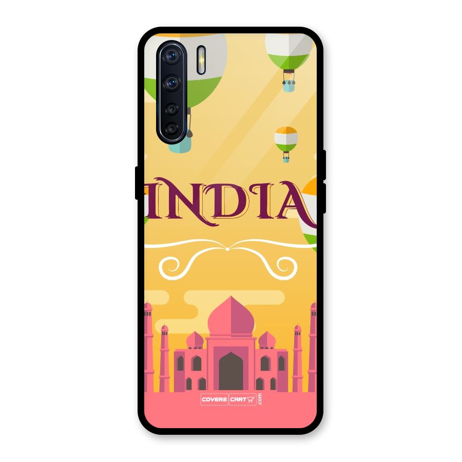 Proud To Be Indian Glass Back Case for Oppo F15