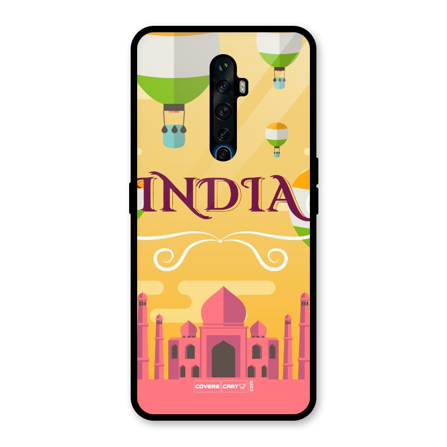Proud To Be Indian Glass Back Case for Oppo Reno2 F