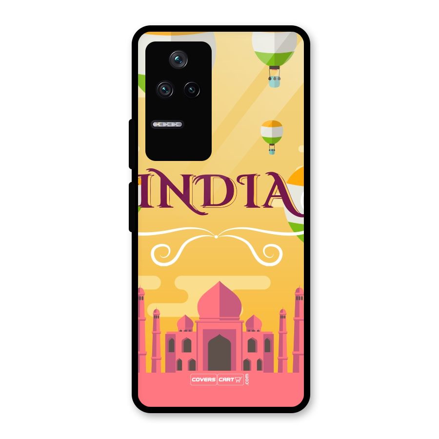 Proud To Be Indian Glass Back Case for Poco F4 5G