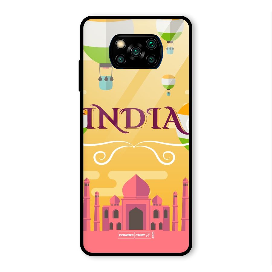 Proud To Be Indian Glass Back Case for Poco X3 Pro