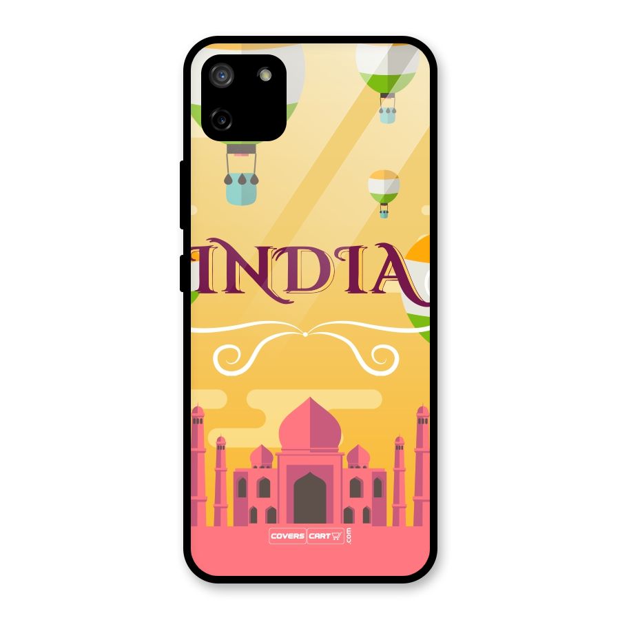 Proud To Be Indian Glass Back Case for Realme C11