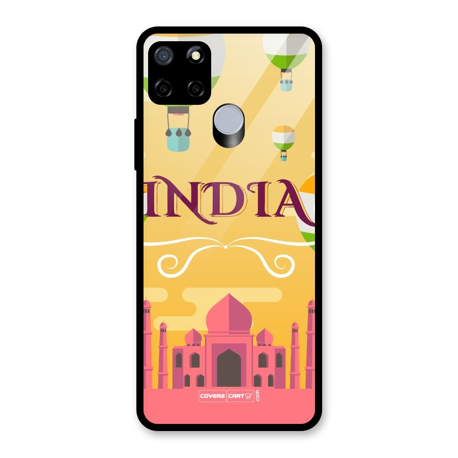 Proud To Be Indian Glass Back Case for Realme C12