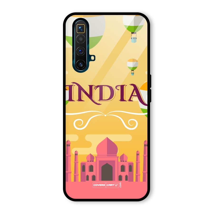 Proud To Be Indian Glass Back Case for Realme X3