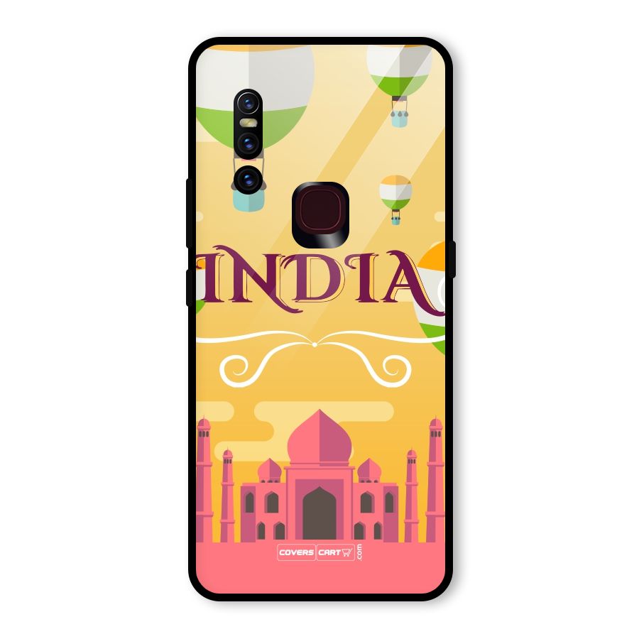 Proud To Be Indian Glass Back Case for Vivo V15