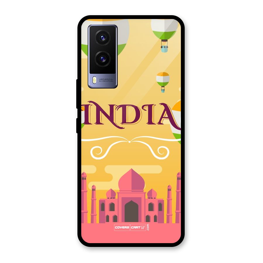 Proud To Be Indian Glass Back Case for Vivo V21e 5G