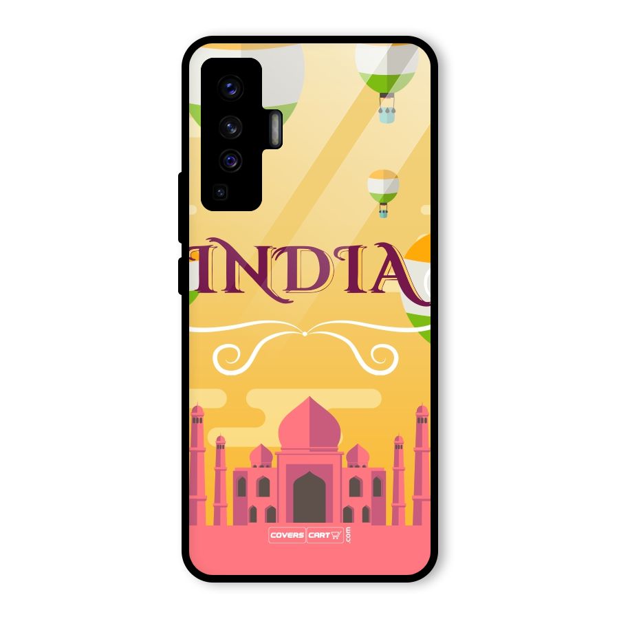 Proud To Be Indian Glass Back Case for Vivo X50