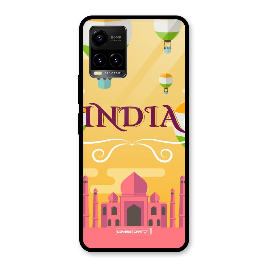 Proud To Be Indian Glass Back Case for Vivo Y21A