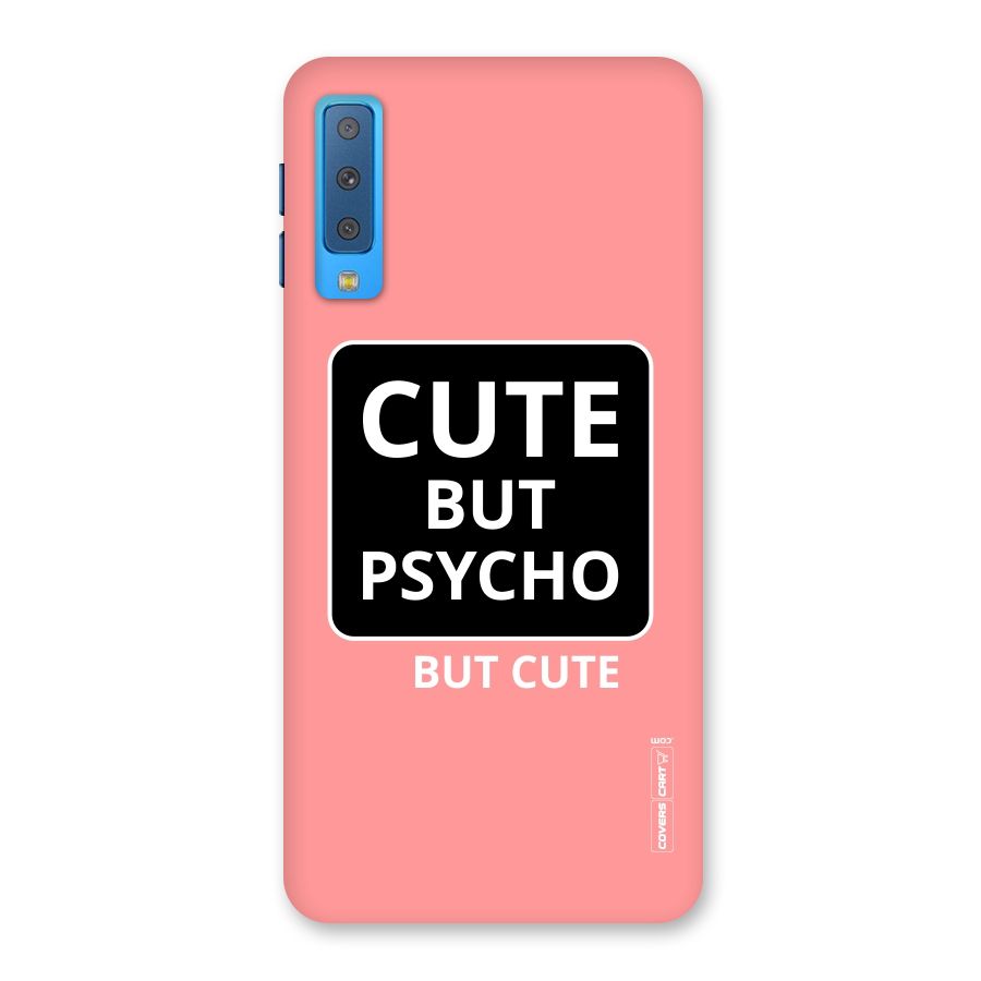 Psycho But Cute Back Case for Galaxy A7 (2018)