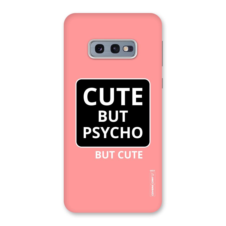 Psycho But Cute Back Case for Galaxy S10e