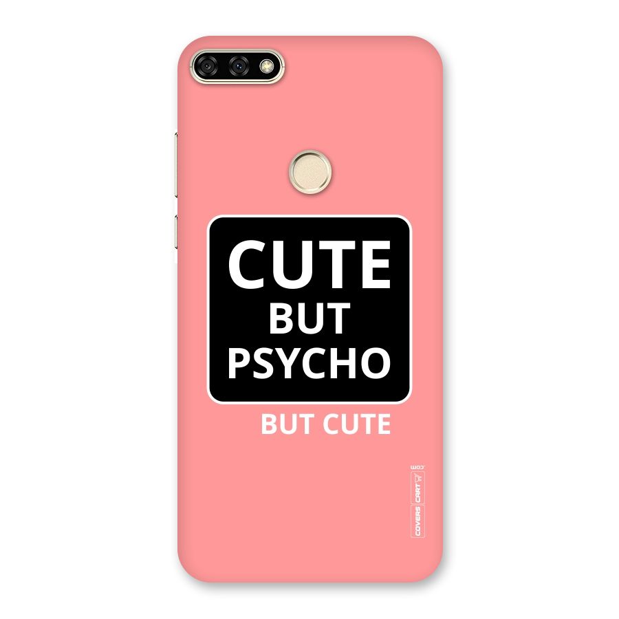 Psycho But Cute Back Case for Honor 7A