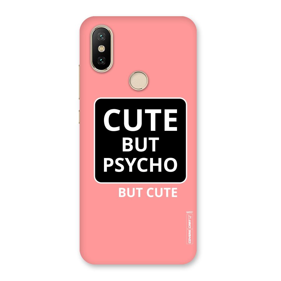 Psycho But Cute Back Case for Mi A2