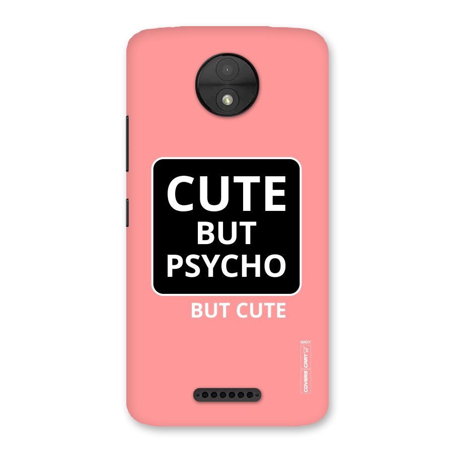 Psycho But Cute Back Case for Moto C