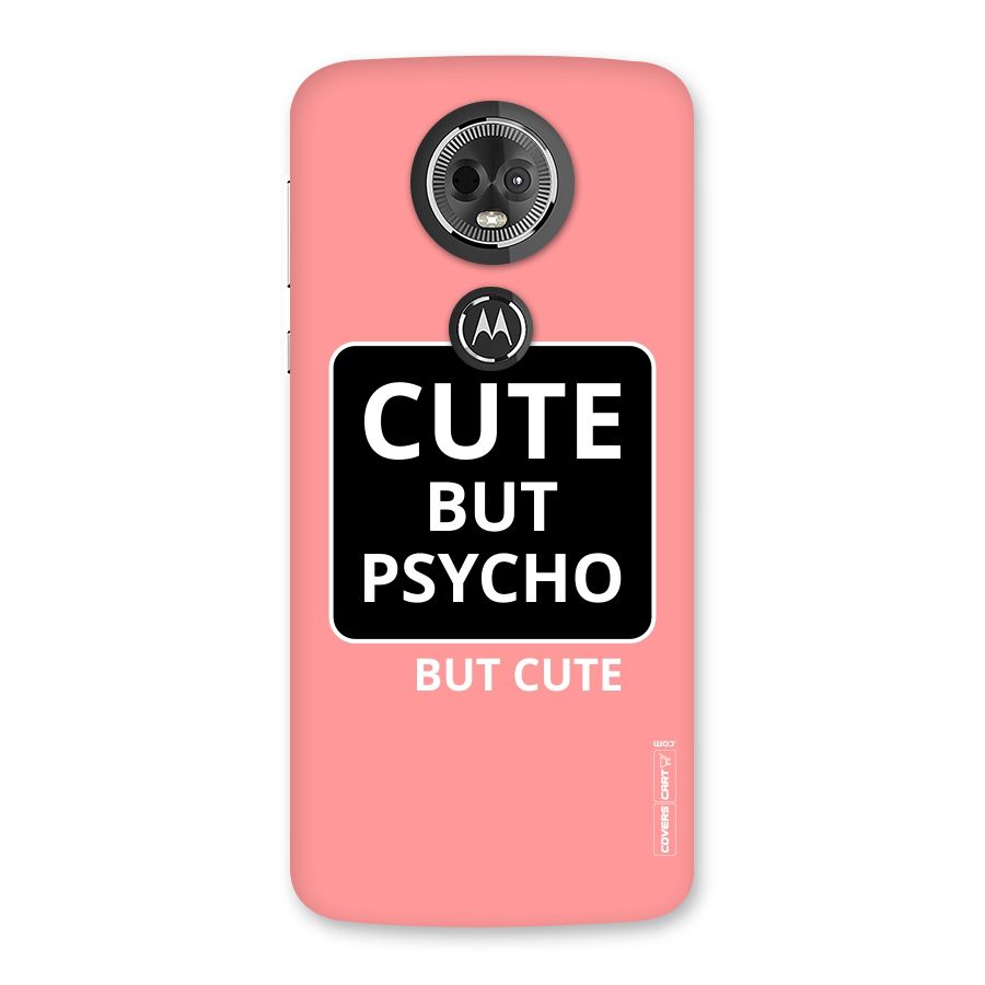 Psycho But Cute Back Case for Moto E5 Plus