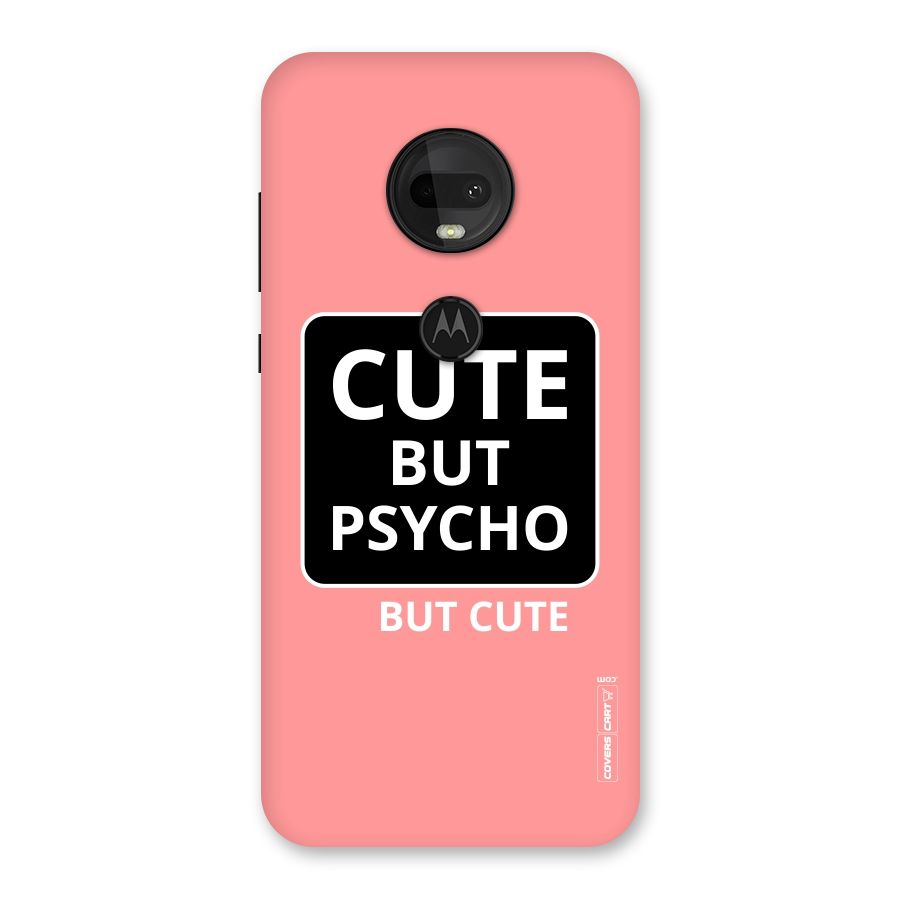 Psycho But Cute Back Case for Moto G7