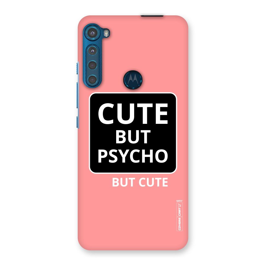 Psycho But Cute Back Case for Motorola One Fusion Plus