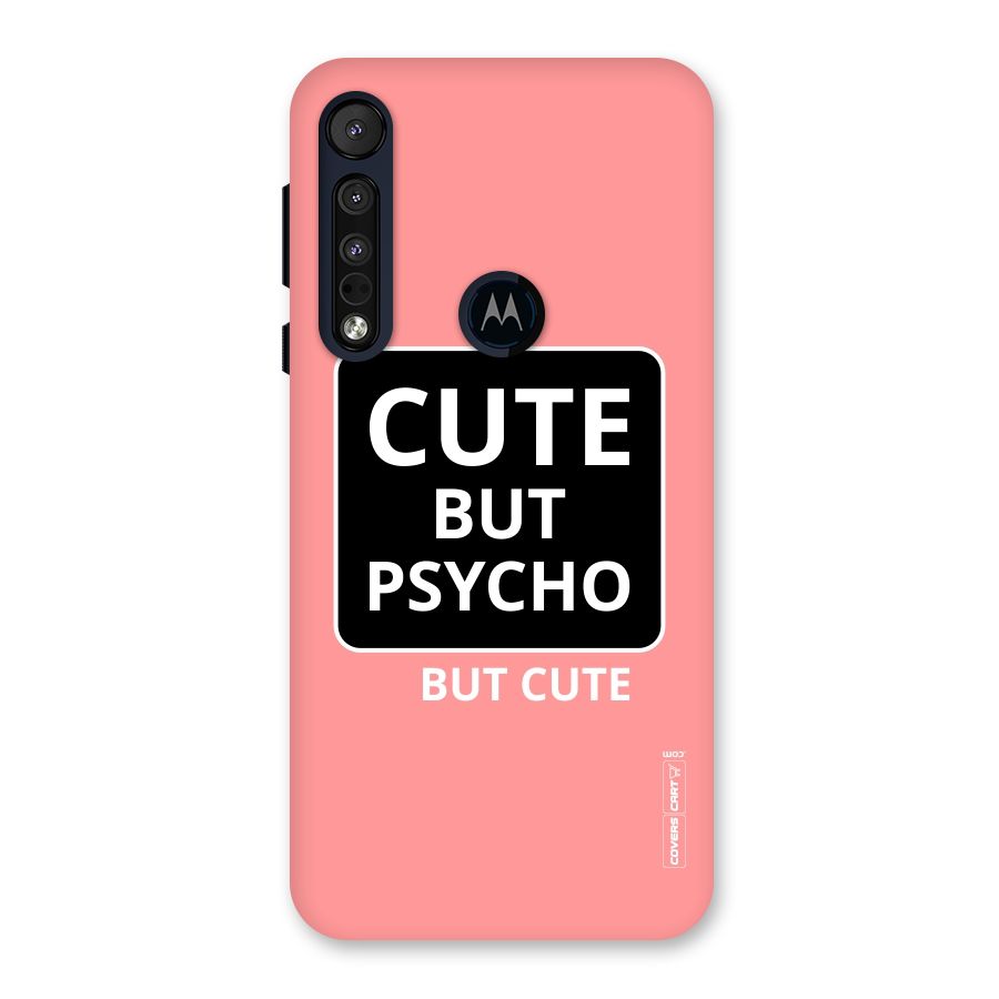 Psycho But Cute Back Case for Motorola One Macro