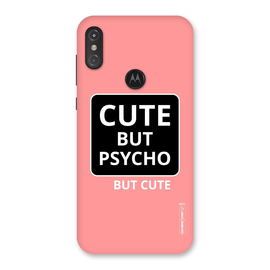 Psycho But Cute Back Case for Motorola One Power