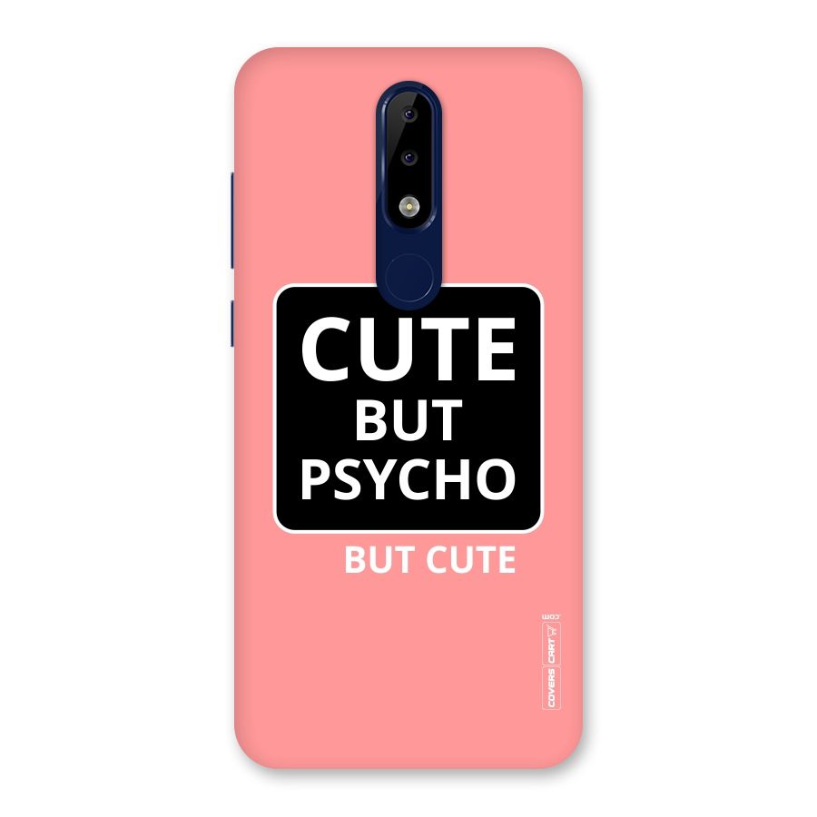 Psycho But Cute Back Case for Nokia 5.1 Plus