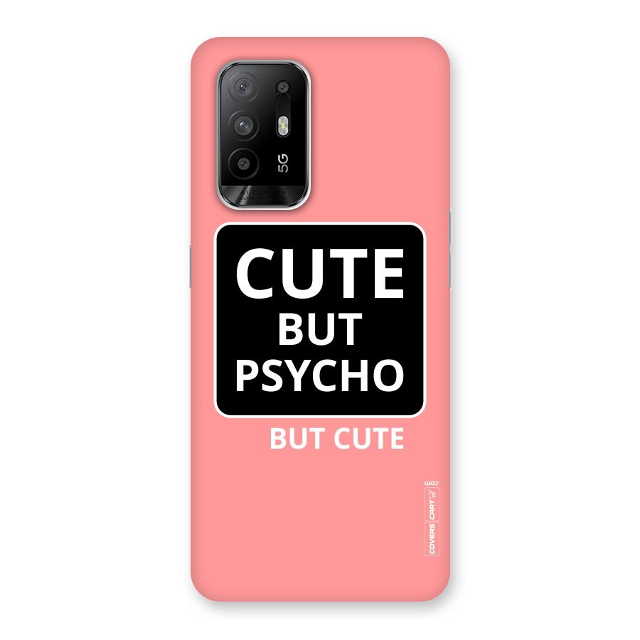 Psycho But Cute Back Case for Oppo F19 Pro Plus 5G