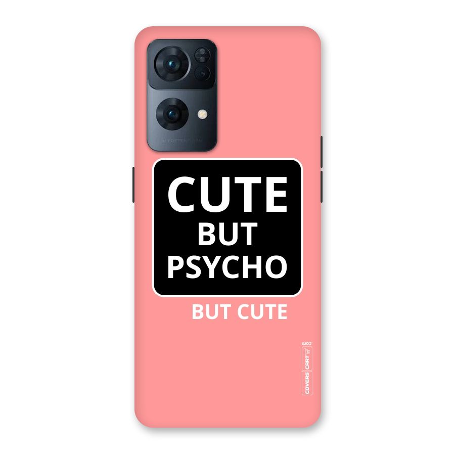 Psycho But Cute Back Case for Oppo Reno7 Pro 5G