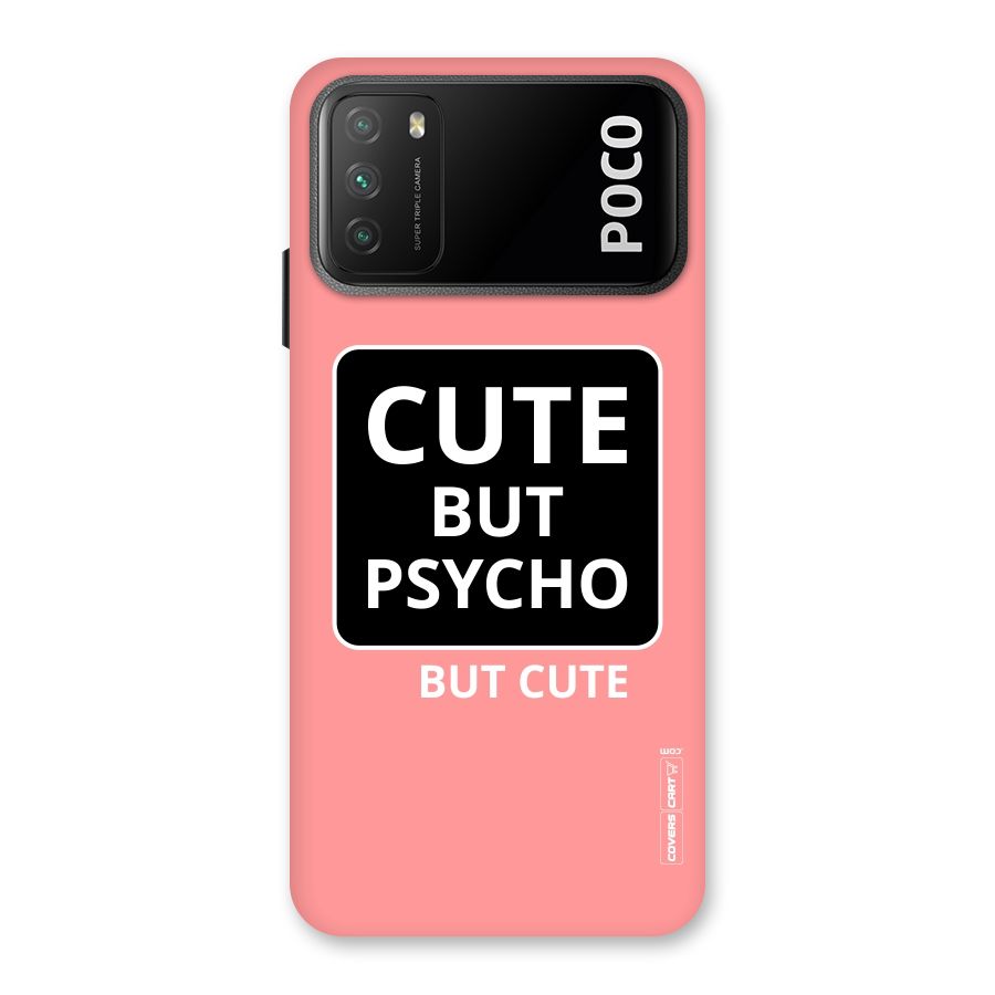 Psycho But Cute Back Case for Poco M3