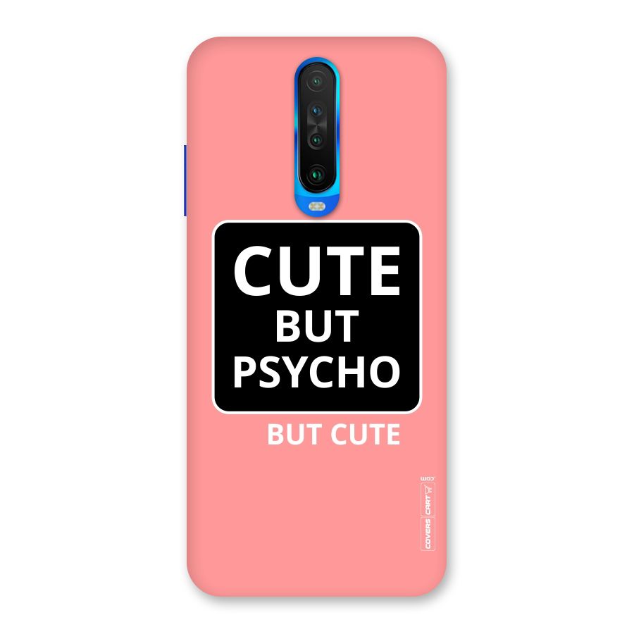 Psycho But Cute Back Case for Poco X2