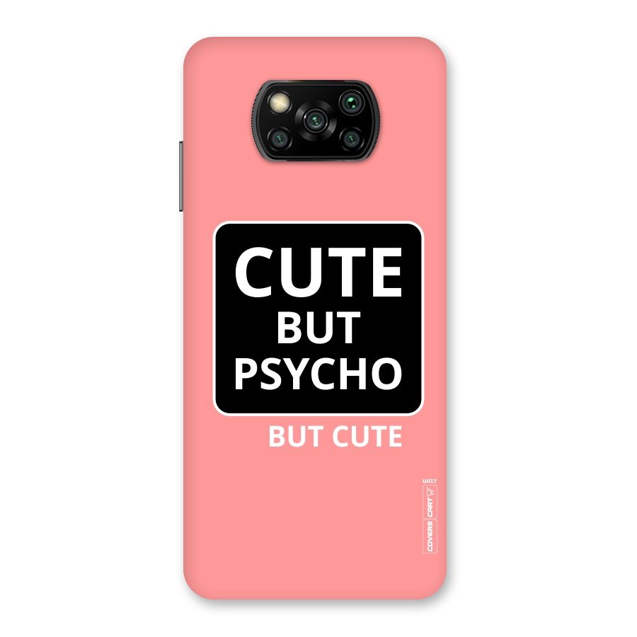 Psycho But Cute Back Case for Poco X3