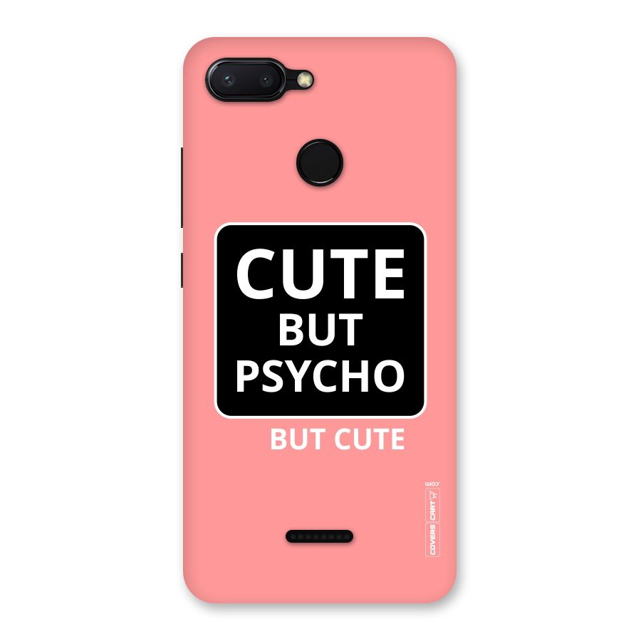 Psycho But Cute Back Case for Redmi 6