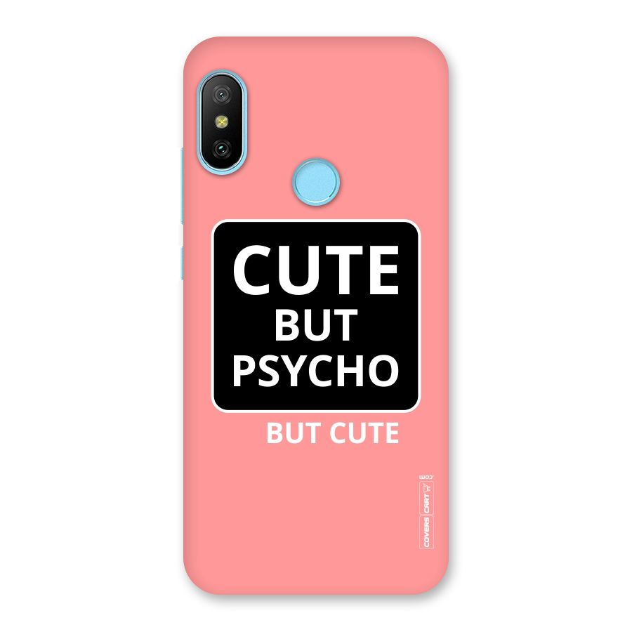 Psycho But Cute Back Case for Redmi 6 Pro