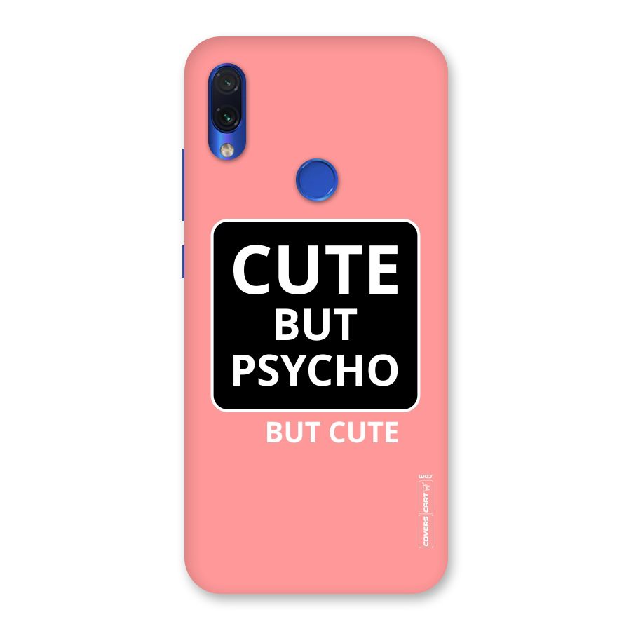 Psycho But Cute Back Case for Redmi Note 7