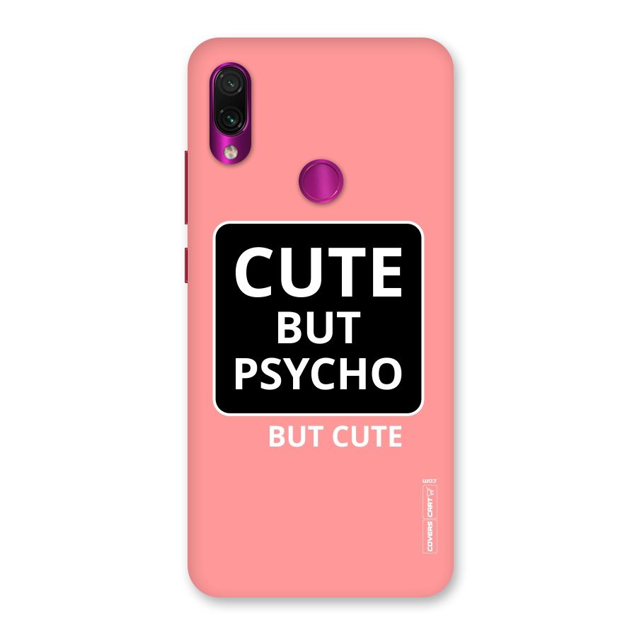 Psycho But Cute Back Case for Redmi Note 7 Pro