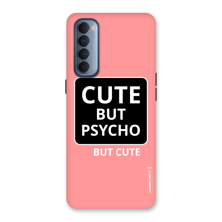 Psycho But Cute Back Case for Reno4 Pro