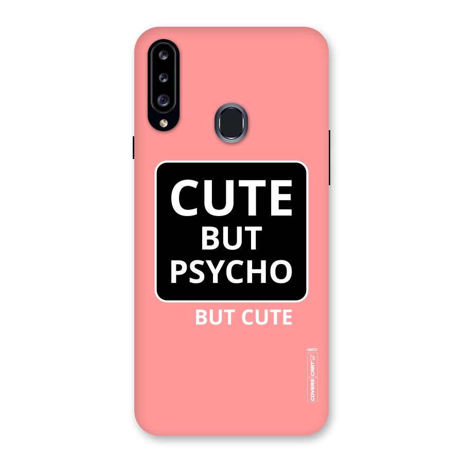 Psycho But Cute Back Case for Samsung Galaxy A20s