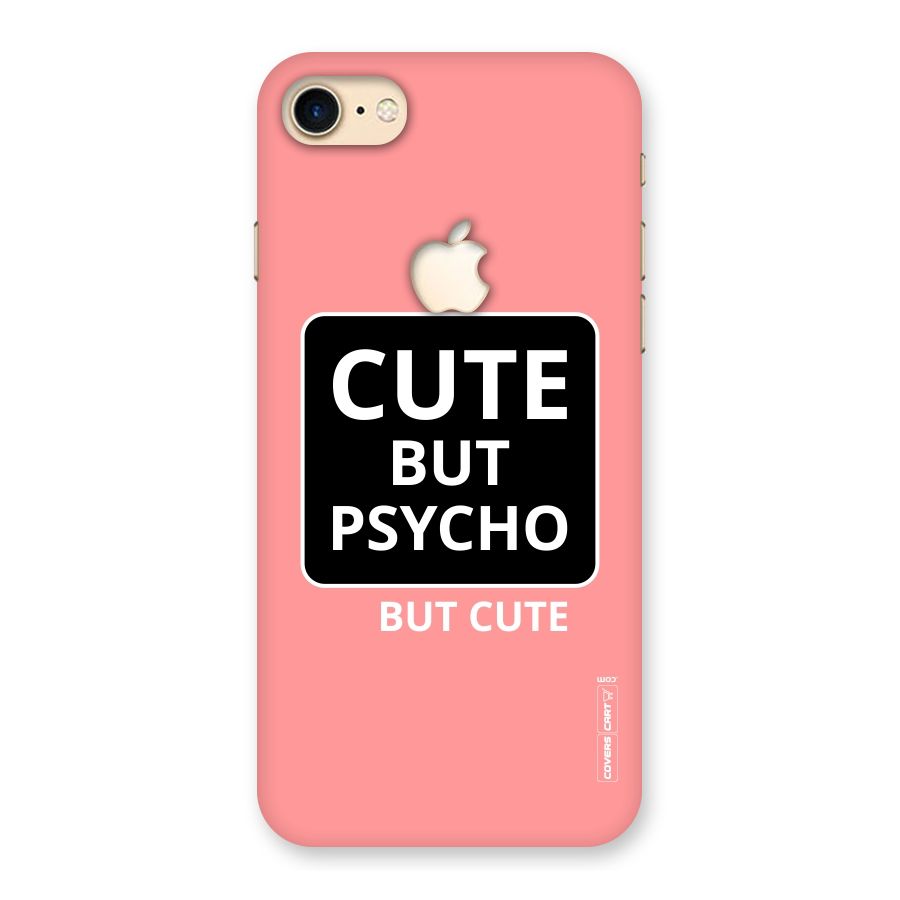 Psycho But Cute Back Case for iPhone 7 Apple Cut