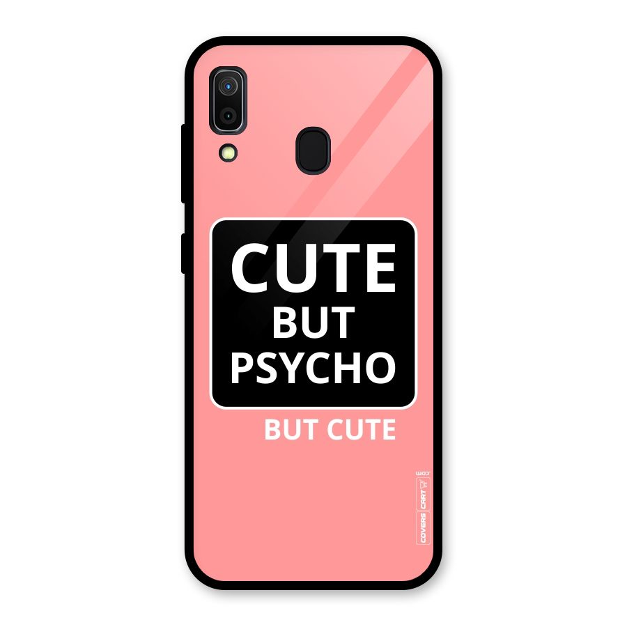 Psycho But Cute Glass Back Case for Galaxy A30