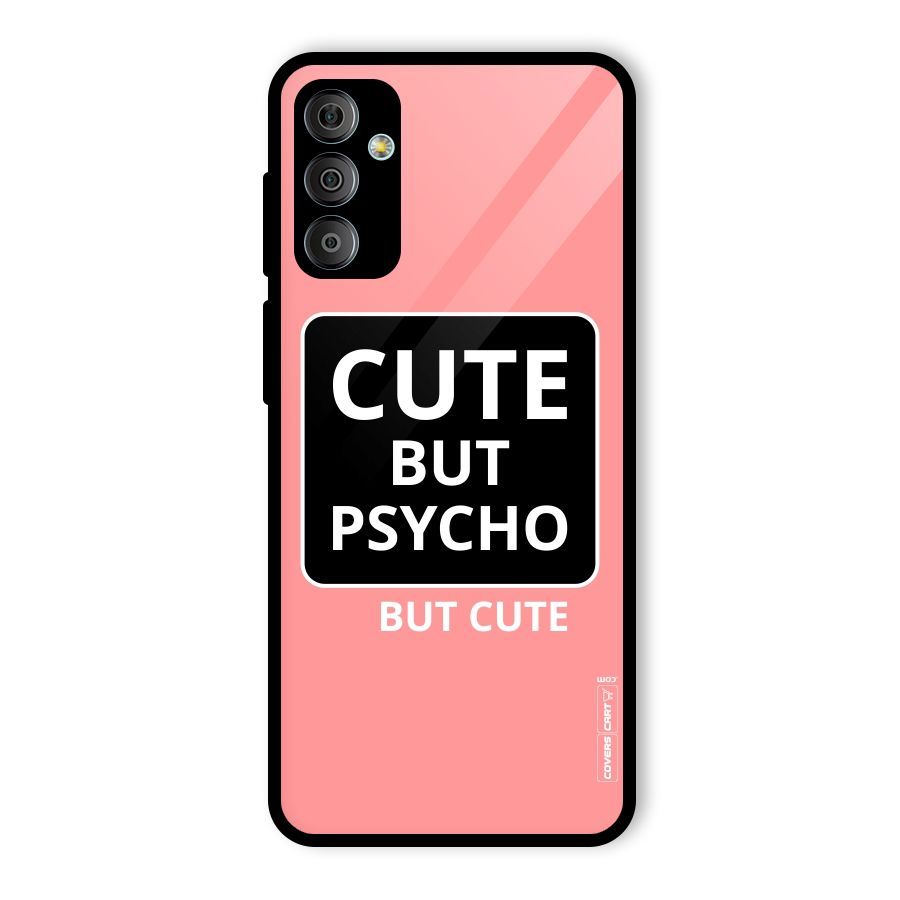 Psycho But Cute Glass Back Case for Galaxy F23