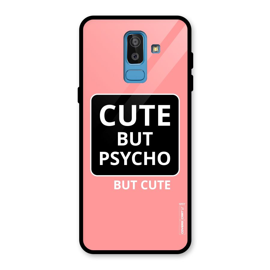 Psycho But Cute Glass Back Case for Galaxy J8