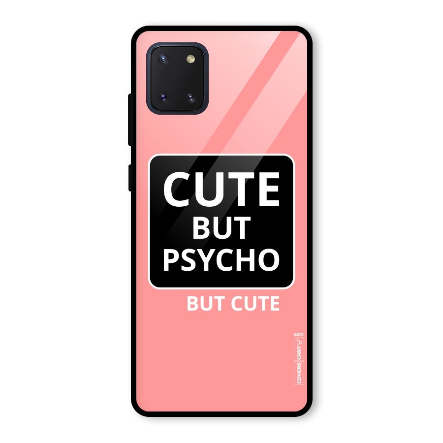 Psycho But Cute Glass Back Case for Galaxy Note 10 Lite